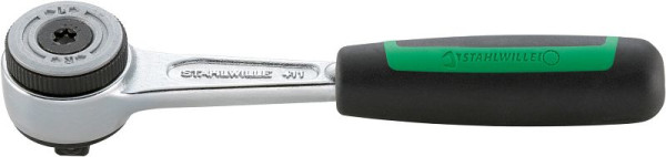 STAHLWILLE 6,3 mm (1/4") Feinzahnknarre Nr.411 Schlüsselweite 6 ° Länge 118 mm, 11231011