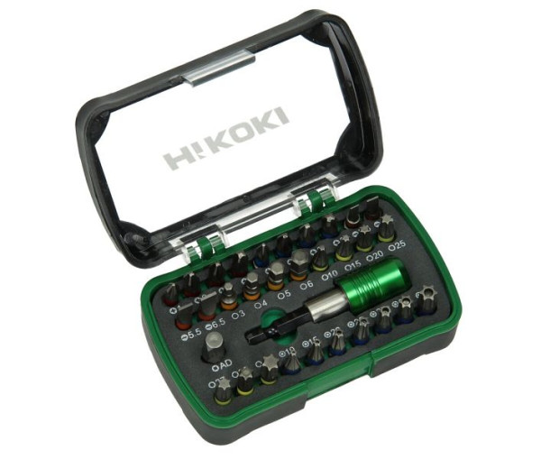 HiKOKI Bit-Box 1/4", 32-teilig, 25mm, 750363, 8717574033373
