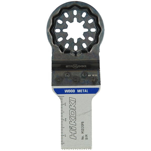 HiKOKI Multi tool Sägeblatt Holz+Metall BIM STARLOCK MSD20PB, 782720