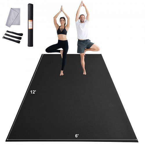 VEVOR Trainingsmatte Rutschfeste Yogamatte Fitnessstudio Pilates 3,6x1,8m, DXYJD6YC12YCNHT5EV0