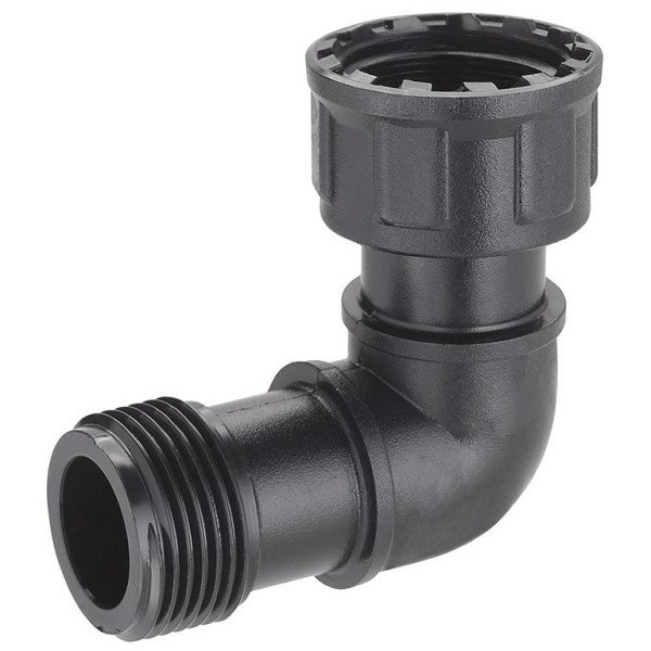 Claber Winkelstück 90° mit Überwurfmutter für unterirdische Bewässerung, VE: 10 Stück, CL908070000