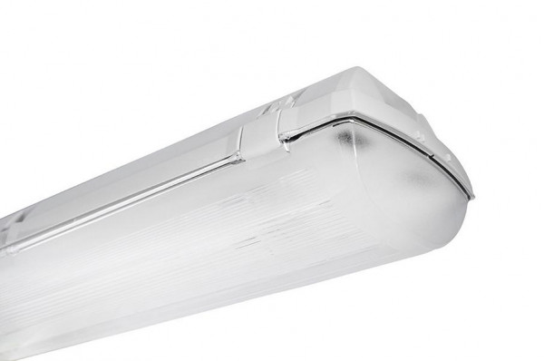 Bioledex Leuchten für LED Röhren, DOLTA, Feuchtraumleuchte 2fach 60cm, LUF-2060-904