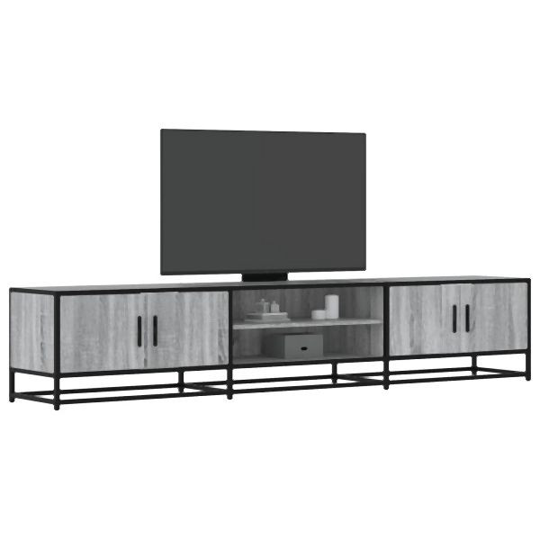 vidaXL TV-Schrank Grau Sonoma 210x35x41 cm Holzwerkstoff, 3300783