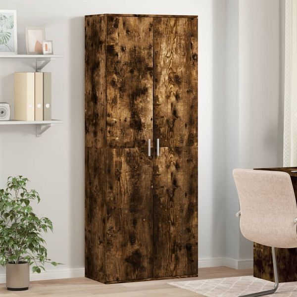 vidaXL Highboard Räuchereiche 70x35x180 cm Holzwerkstoff, 3276662