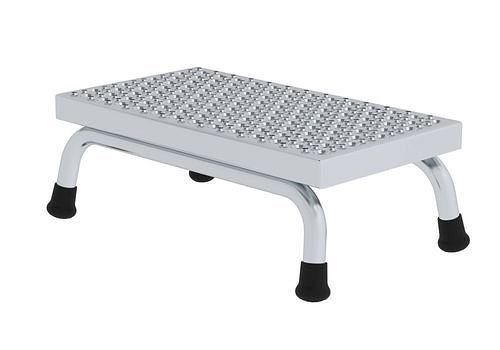 Krause Arbeitsplattform aus Aluminium, 1 Stufe, mit R 13 Rutschschutz, 274493
