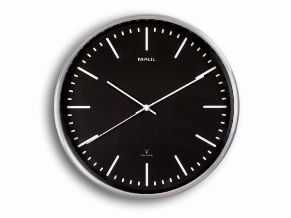 MAUL Wanduhr MAULfly 30RC, inklusive Batterie, schwarz, 9063490