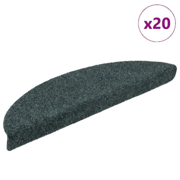 vidaXL Stufenmatten Selbstklebend 20 Stück Grün 56x17x3 cm, 3365678