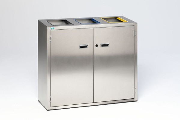 VAR Wertstoffsortiersystem 270 Liter Edelstahl 21260 günstig 