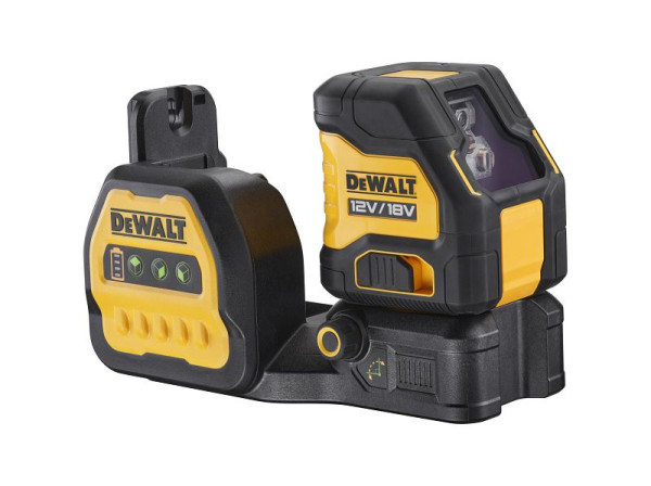 DeWalt Akku-Kreuzlinien-Laser grün, kompatibel mit 12V und 18V XR Akkus, DCE088NG18-XJ