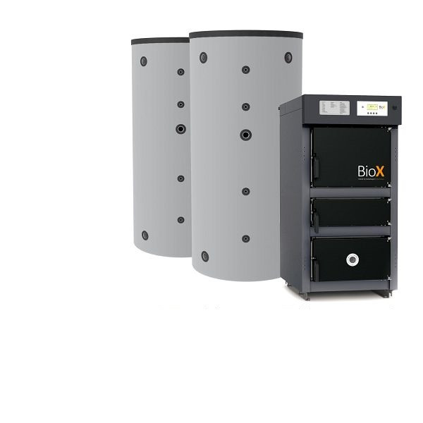 Solarbayer Holzvergaserset BioX 20 - 1A Variante A (2x SLS-800), 310703000