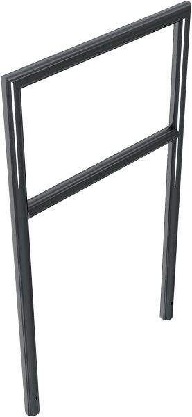 Schake Abweisebügel aus Stahlrohr Ø48mm, Breite: 700mm, 447_21B