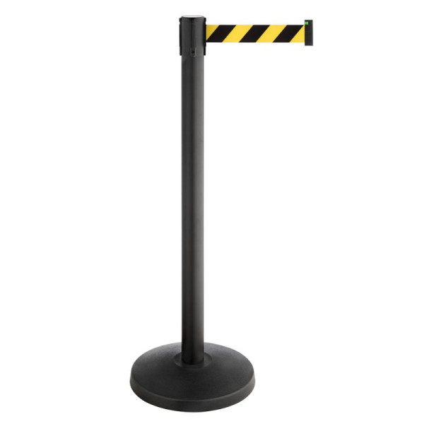 Stein HGS Personenleitsystem -P-Line Allround-, schwarz/gelb diagonal (schraffiert), schwarz, 34865-0202