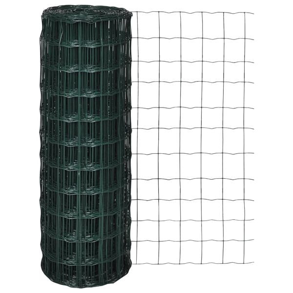 vidaXL Gitterzaun Schweiß Maschendraht gitter 10x1,5m, 140587