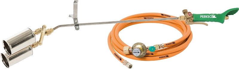 Perkeo TWIN TURBINE Aufschweißbrenner-Set "Drachenflügel", 10m, 780/61/13/F3