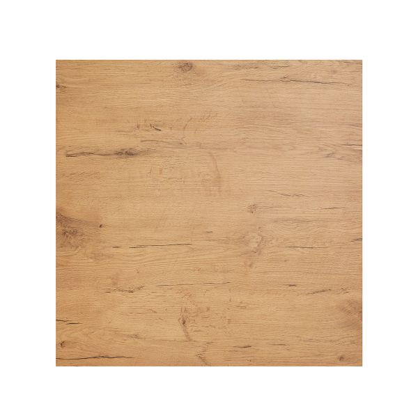 Feros HPL Tischplatte 70x70 cm, Teakholz, 1777, 6096735413493