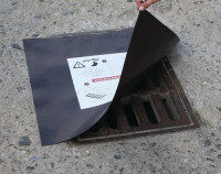 Produktbild von DENIOS Magnet-Abdichtmatte, quadratische Form, 510 x 510 mm, als Kanalabdeckung, 206977 DENIOS Magnet-Abdichtmatte, quadratische Form, 510 x 510 mm, als Kanalabdeckung, 206977