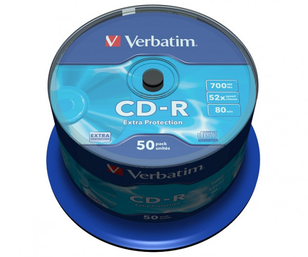 Verbatim CD-R 700MB 52x 50er Spindel, 43351
