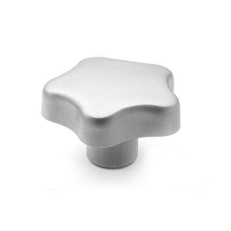 Ganter Edelstahl-Sterngriffe, Werkstoff 1.4404 (A4) (GN 5334.4-60-M12-E), VE: 10 Stück, 5334.4-60-M12-E