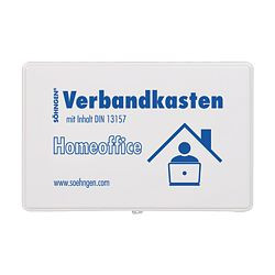 SÖHNGEN Homeoffice Verbandkasten DIN 13157 mit Wandhalterung, weiß, 3003058