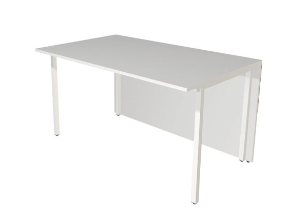 Kerkmann Tisch Atlantis 3, 2-seitig gerade, B 1350 x T 820 x H 750 mm, weiß/grafit, (Montage), 22327112-1