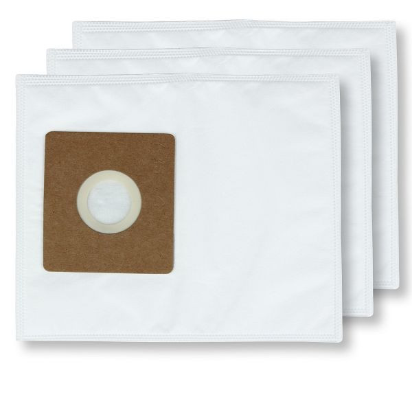 DEUBA Staubsaugerbeutel 3er-Set Weiß, 106001, 4250525354461
