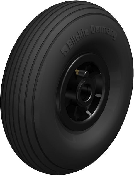 Blickle PK 260/25-75R Rad, Luftreifen, Schwarz, 100040