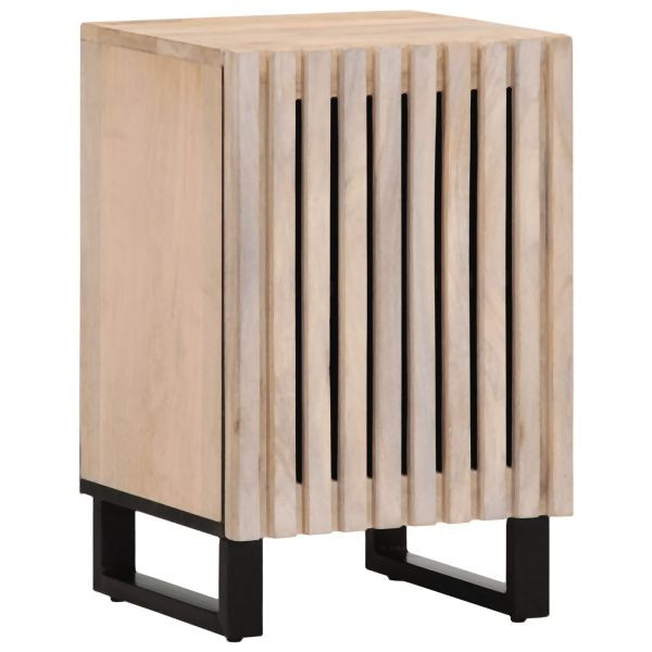 vidaXL Badschrank 38x34x58 cm Abmessung Massivholz Mango, 377542