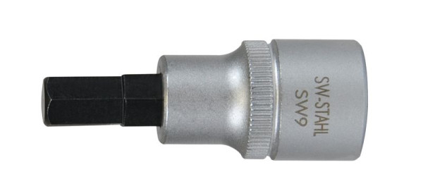 SW-Stahl Schraubendreheinsatz, 1/2", Innensechskant, 9 x 60 mm, 01413L