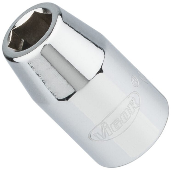 VIGOR Bit Adapter, Vierkant hohl 10 mm (3/8 Zoll), Sechskant hohl 8 mm (5/16 Zoll), 28 mm, V2114N