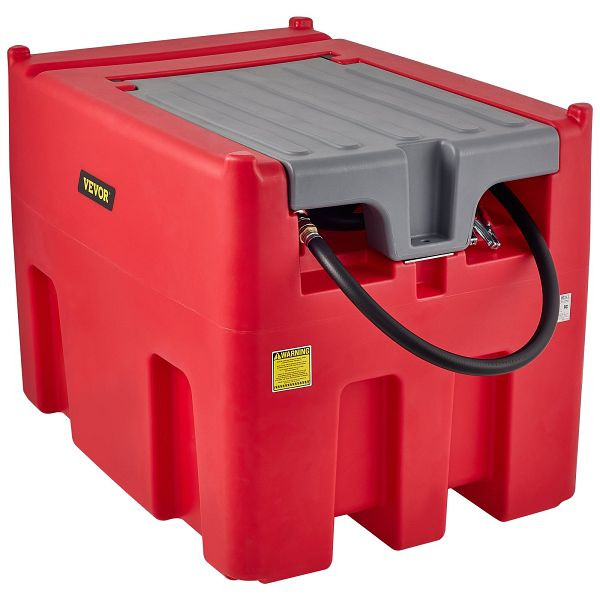 VEVOR Tragbarer Dieseltank Mobile Tankanlage 116 Gallonen Dieseltankstelle Rot, SLYXJLBDDWC55DDLTV0