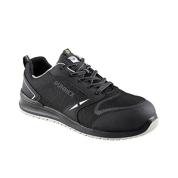 RUNNEX S1PS-ESD-Sicherheitshalbschuhe SportStar, Farbe: schwarz/grau, Größe: 39, VE: 1 Paar, 5115-39