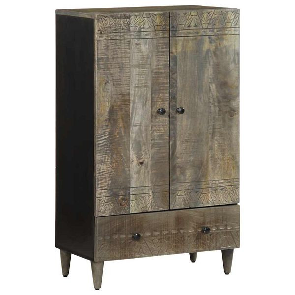 vidaXL Highboard 60x33x110 cm Massivholz Mango, 4017822