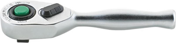 STAHLWILLE 6,3 mm (1/4") Mini-QR-Feinzahnknarre Nr.418QR Schlüsselweite 4.5 ° Länge 90 mm, 11111050