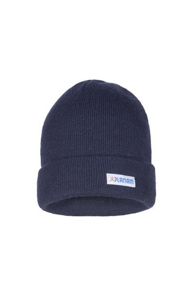 Planam Zubehör Strickmütze mit Umschlag, marine, Universalgröße, 6030052