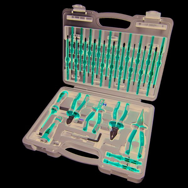 Haupa Wechselklingen-Set 2K-VDE-Vario-Profiset II + TQ-Griff, High leverage, 102052/TQ