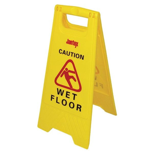 Jantex Warnschild "Wet floor", 2-seitig bedruckt, freistehend, L416