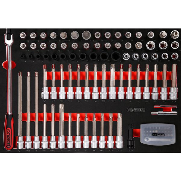 KS Tools PERFORMANCEplus Werkzeugsatz 111-teilig 1/2' Bit-Stecknüsse, 811.1111
