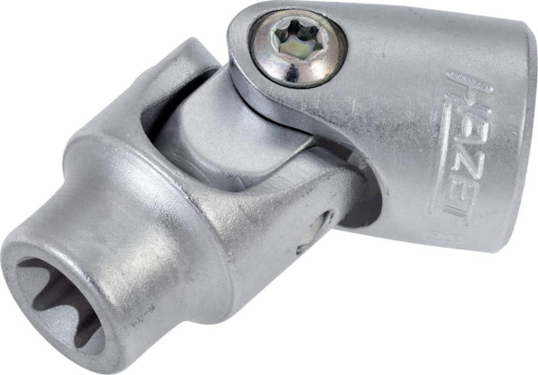 Hazet Steckschlüsseleinsatz TORX®, Vierkant hohl 10 mm (3/8 Zoll), Außen TORX® Profil, E10, mit Gelenk, 880G-E10
