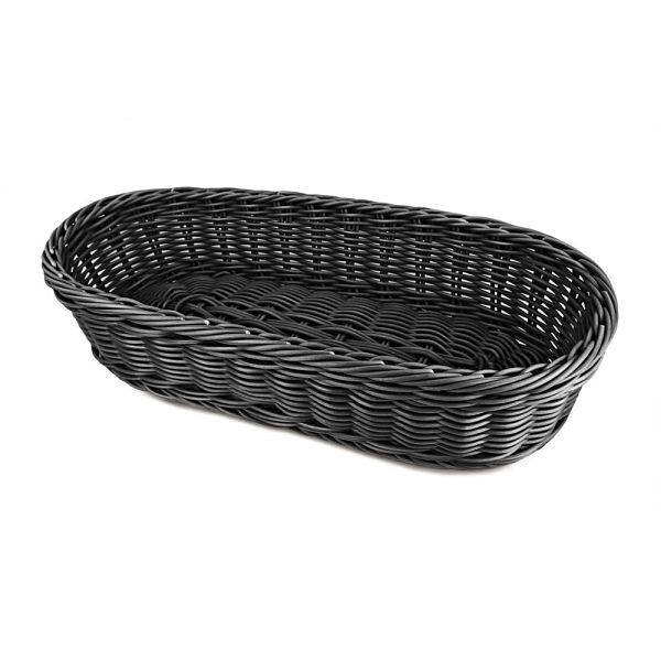 Stalgast Brotkorb länglich, schwarz, 380x165 mm (BxT), TT4309380