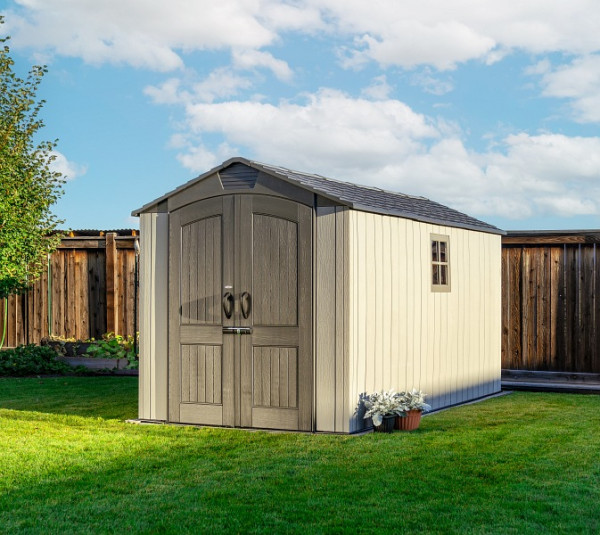 Lifetime Gerätehaus Utah Grau, 427x206x265cm, LG60475