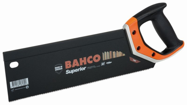 Bahco Superior Rückensäge 350 mm, für feines bis mittelgrobes Holz, 3180-14-XT11-HP