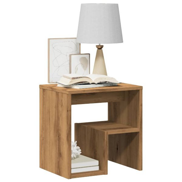 vidaXL Nachttische 2 Stück Artisan-Eiche 40x30x40 cm Holzwerkstoff, 856529