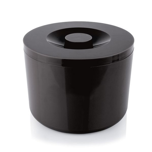 WAS Eiseimer, 10 Liter, doppelwandig, schwarz, Kunststoff, 3768100