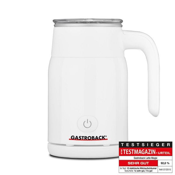 Gastroback Latte Magic Milchaufschäumer, weiß, 42325