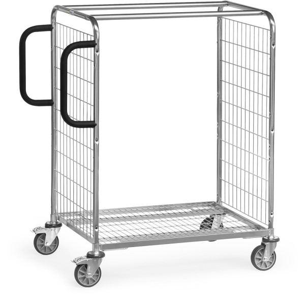 Fetra Kommissionierwagen, Ladefläche 850 x 610 mm, Höhe 1225 mm, 28101