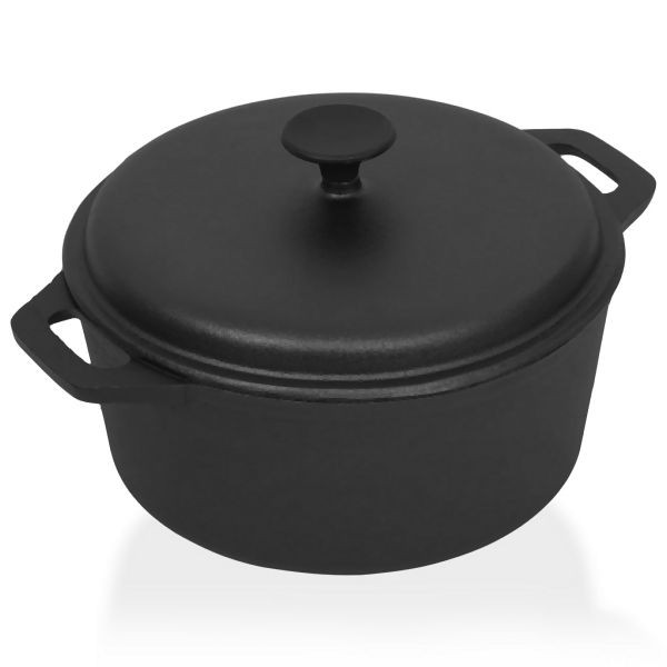 vidaXL Topf Ø26,5 cm Abmessung Gusseisen, 313362, 8720286116517