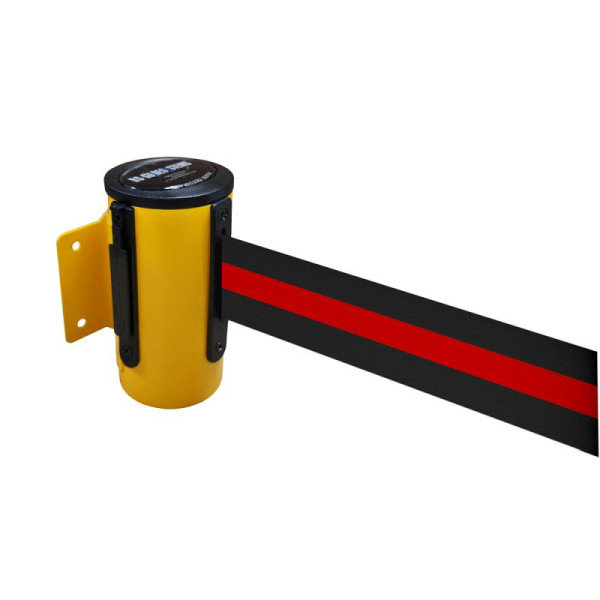 Stein HGS Wandgurtkassette -P-Line Future-, gelb, schwarz/rot/schwarz waagerecht (gestreift), mit Sicherheitsverschluss (selbstlösend), 12850e-0603