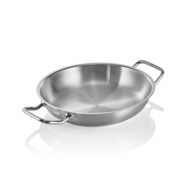 WAS Pfanne COOKWARE 21, Ø 24 cm, Höhe 5 cm, Chromnickelstahl 18/10, 2102240
