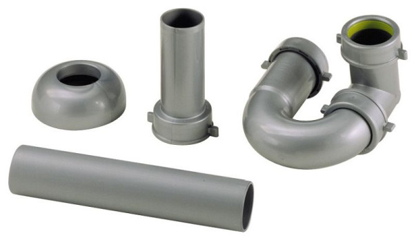 ZANUSSI Kunststoff-Ablaufsyphon 2“, B x T x H in mm: 100 x 300 x 50, 406895313