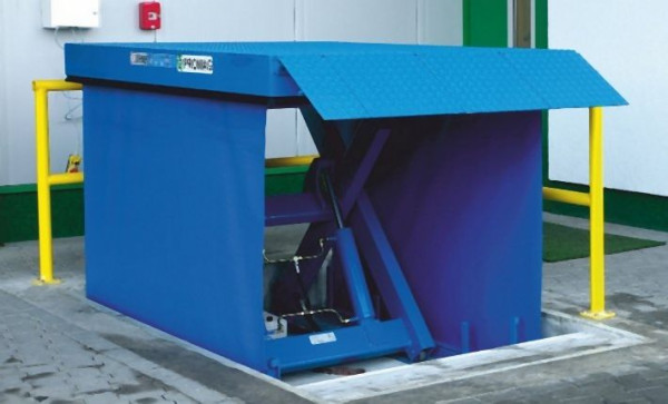 PROMAG Scherenhubtisch, Traglast 2000 kg, max. Hub 1600 mm, 05-090